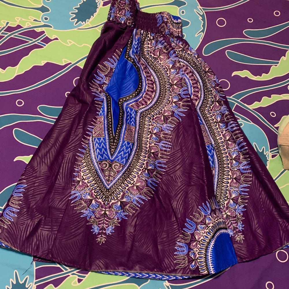 Beautiful Handmade African Dress with Sash